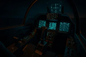 cockpit simulador de vuelo