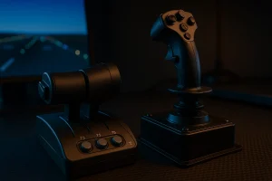 joystick simulador de vuelo