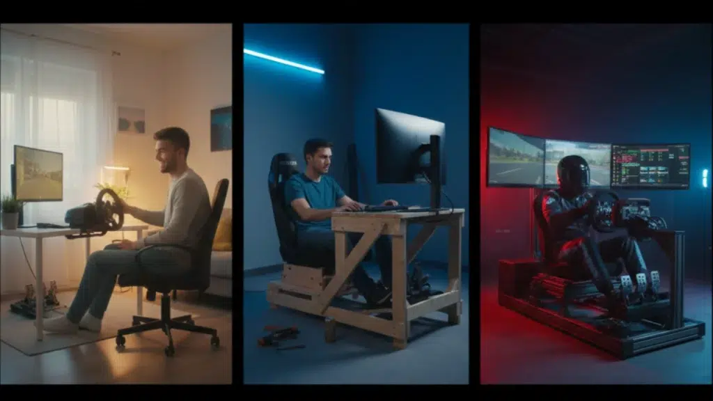 setup minimalista vs setup pro