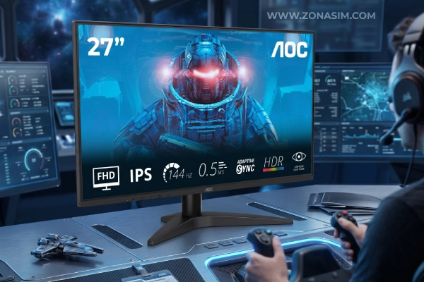 Monitor AOC Q27G4ZR 27 pulgadas QHD simracing