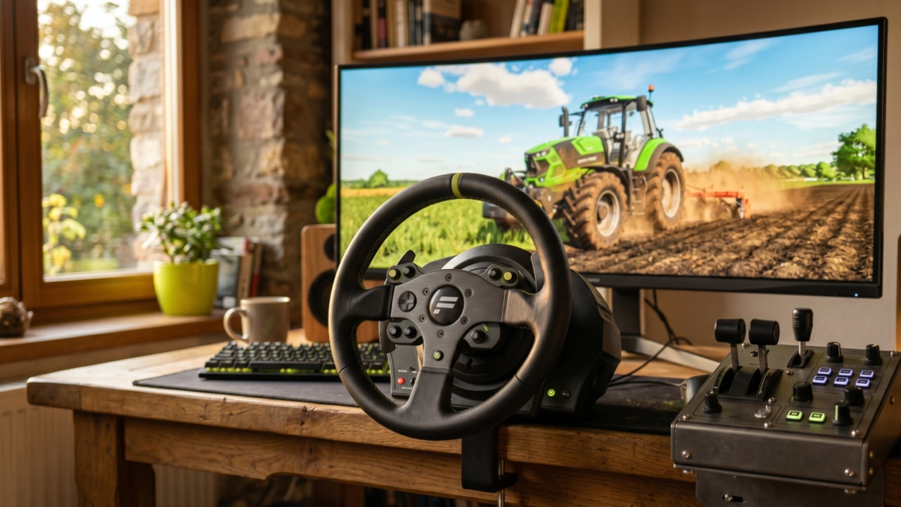 El mejor volante para Farming Simulator
