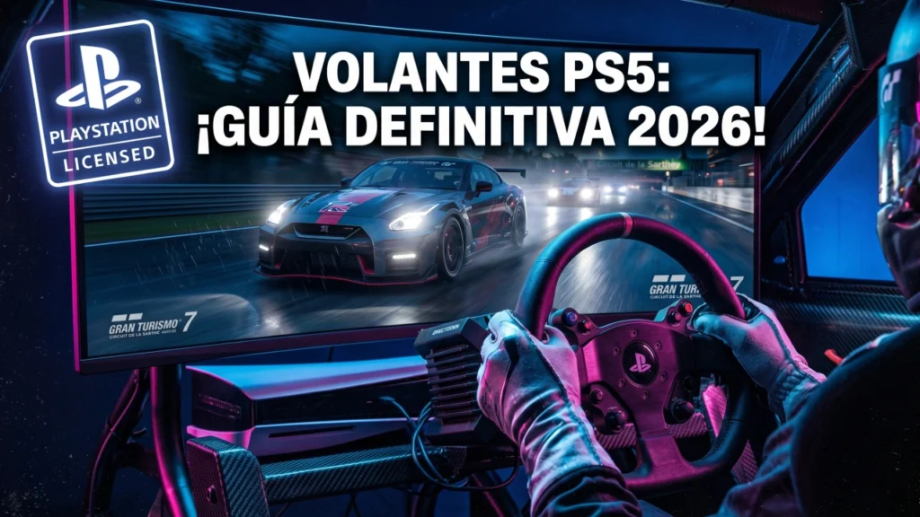 Simracing en PS5 en 2026_ qué volantes funcionan y cuáles NO